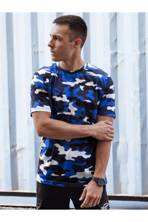 Koszulka moro męska niebieska Dstreet Koszulka moro męska niebieska Dstreet