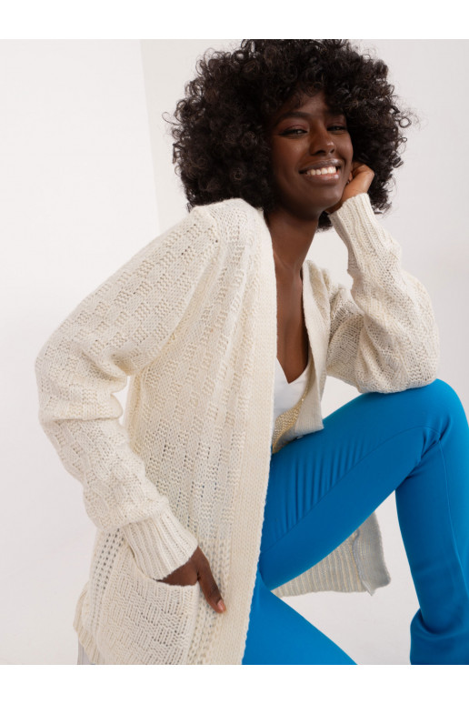 Cardigan  bělavá barva