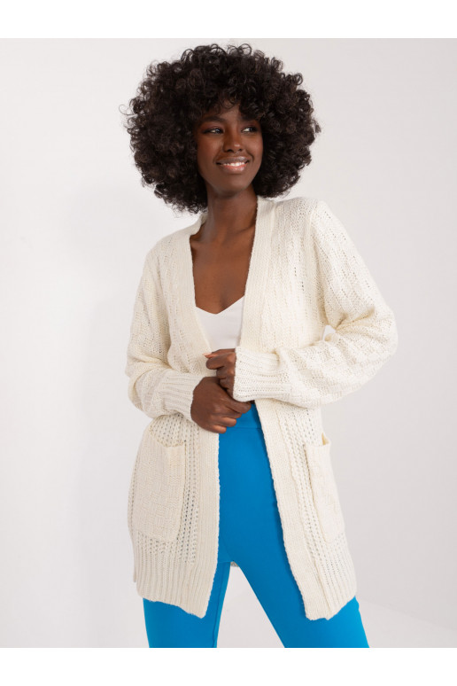 Cardigan  bělavá barva