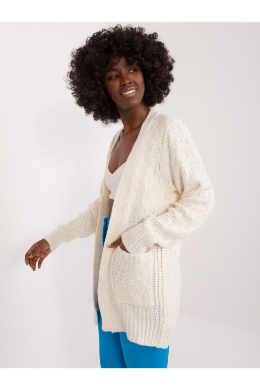 Cardigan  bělavá barva