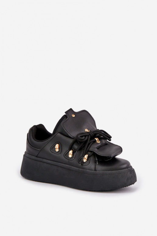 Dámské Sneakersy Na Platformě Černé Dolistana Dámské Sneakersy Na Platformě Černé Dolistana