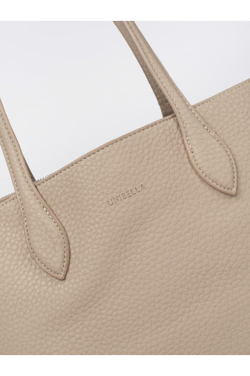 Béžová kabelka typu shopper z ekokůže 2