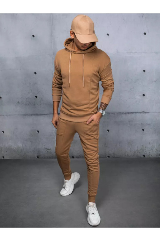 Pánský teplákový souprav Barva kamelová DSTREET