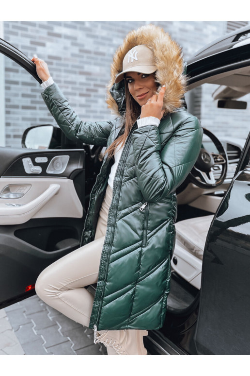 Dámská zimní bunda VEIL Barva zelená...