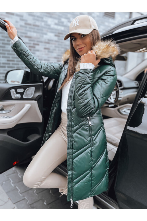 Dámská zimní bunda VEIL Barva zelená...