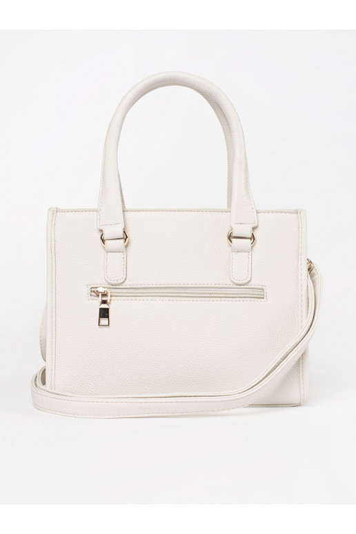 Světle béžová kabelka se zipem