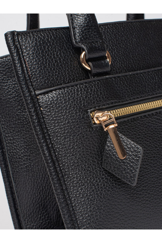 Černá kabelka se zipem