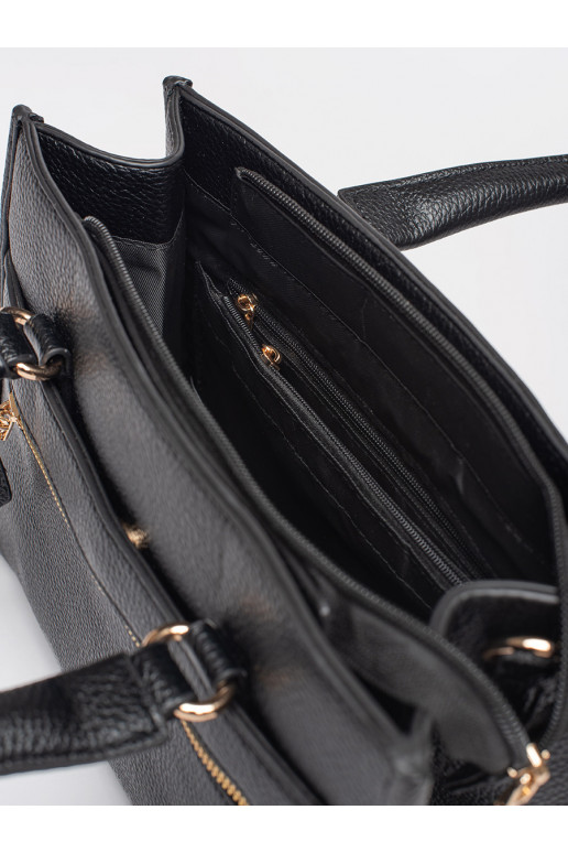 Černá kabelka se zipem