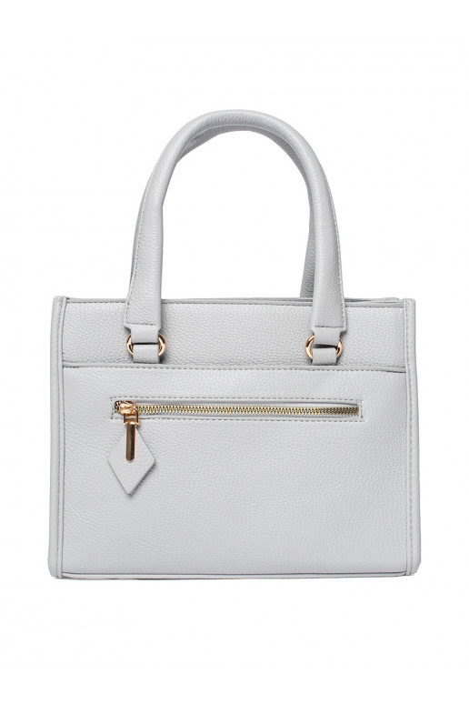 Šedá kabelka se zipem