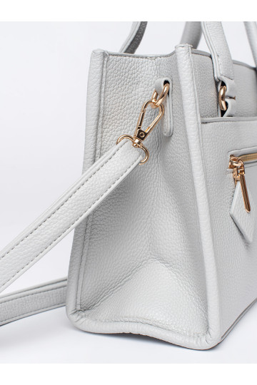 Šedá kabelka se zipem 2