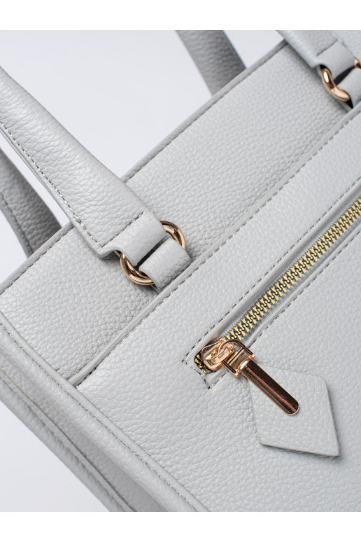 Šedá kabelka se zipem