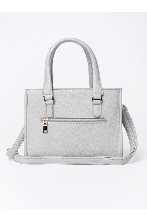Šedá kabelka se zipem