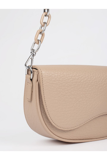 Béžová kabelka typu ledvinka 2