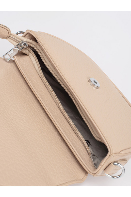 Béžová kabelka typu ledvinka