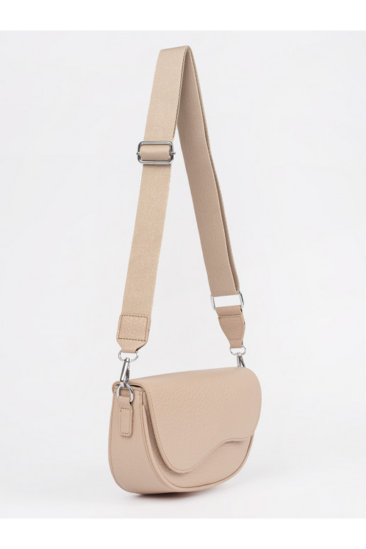 Béžová kabelka typu ledvinka