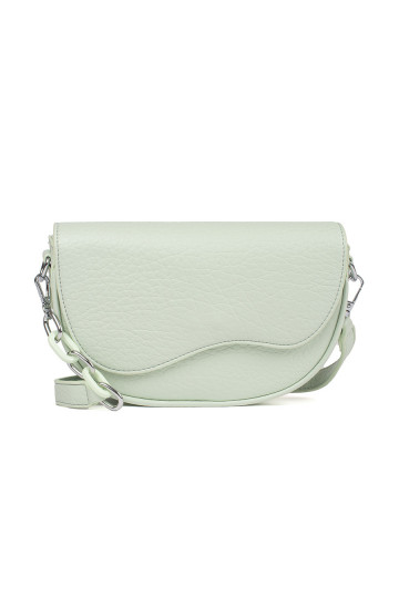 Zelená kabelka pošťačka