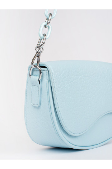 Modrá kabelka typu ledvinka 2