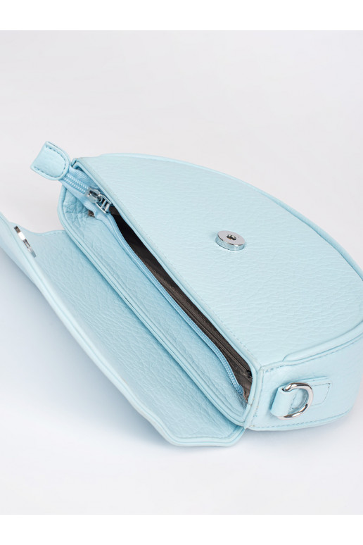 Modrá kabelka typu ledvinka