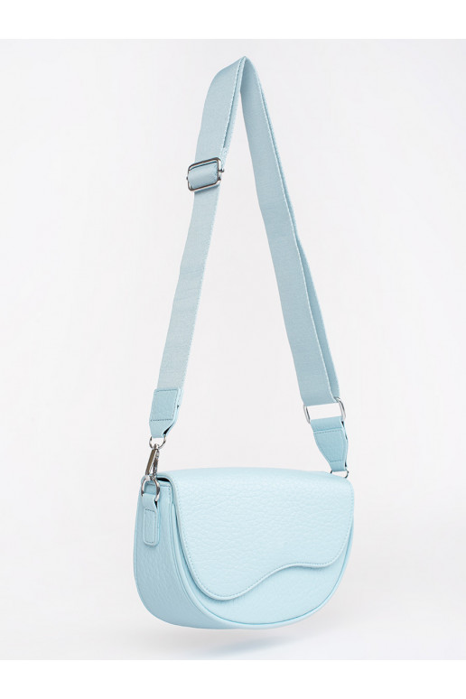 Modrá kabelka typu ledvinka