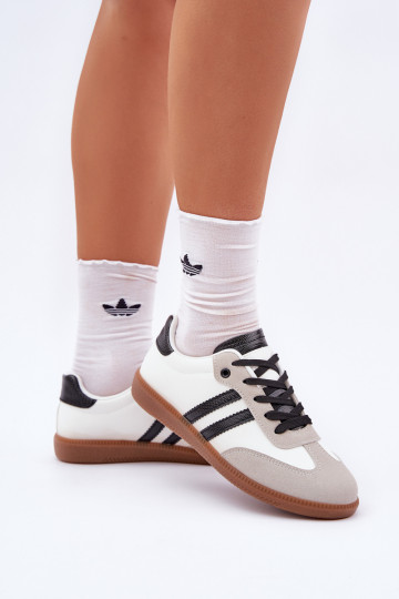 Nízké Tenisky Dámské Bílá-Černá Loredis 2