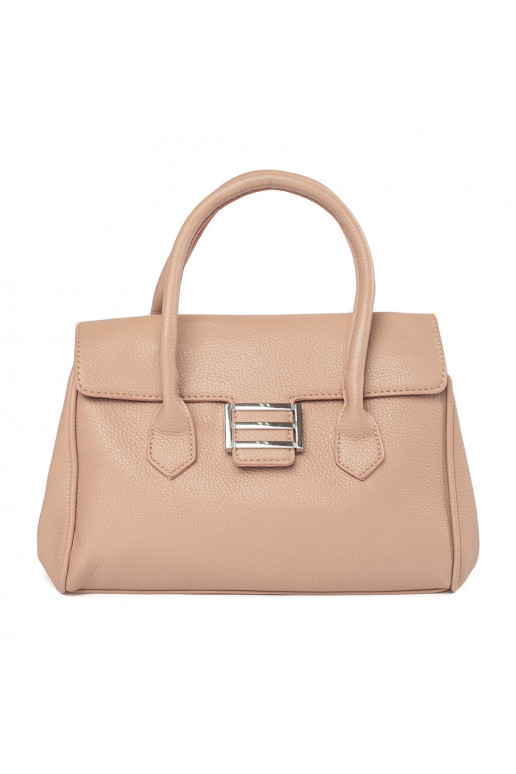 Béžová kabelka přes rameno s páskem