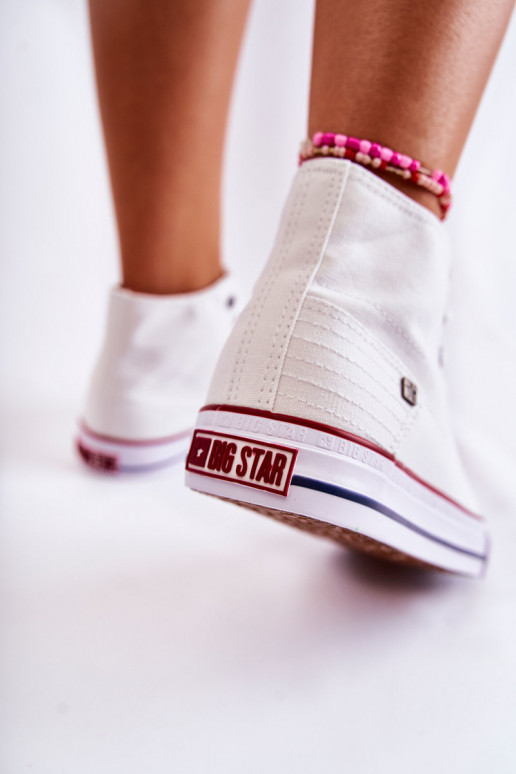 Dámské Vysoké Tenisky Big Star DD274332 Bile Dámské Vysoké Tenisky Big Star DD274332 Bile