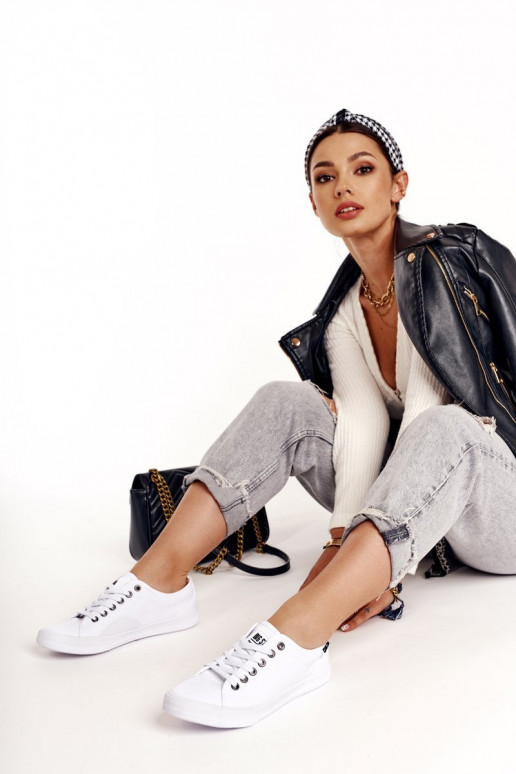 Dámské Tenisky BIG STAR W274835 Bíle Dámské Tenisky BIG STAR W274835 Bíle