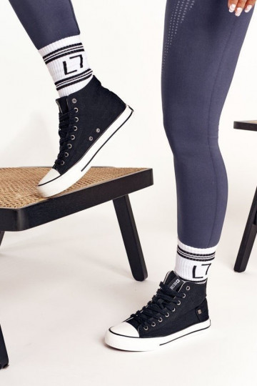 Dámské Vysoké Tenisky Big Star DD274330 černé