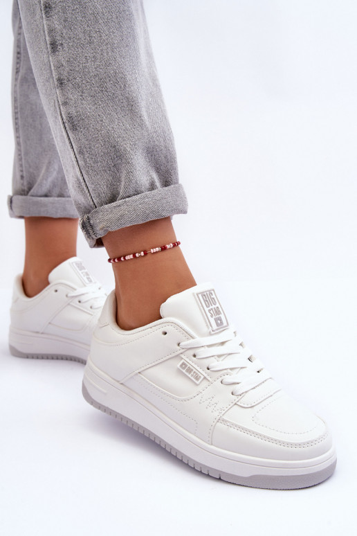 Dámské Sportovní Boty Sneakersy Big Star MM274354 Bílé