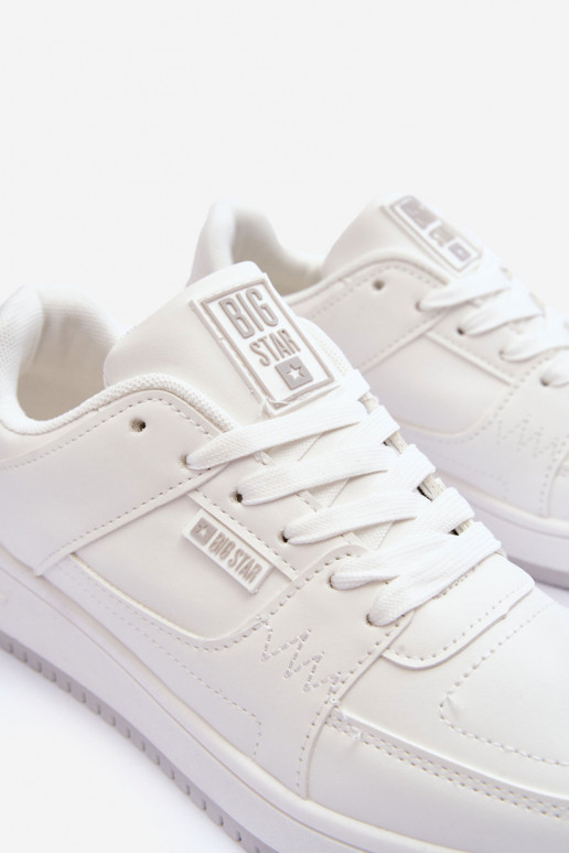 Dámské Sportovní Boty Sneakersy Big Star MM274354 Bílé