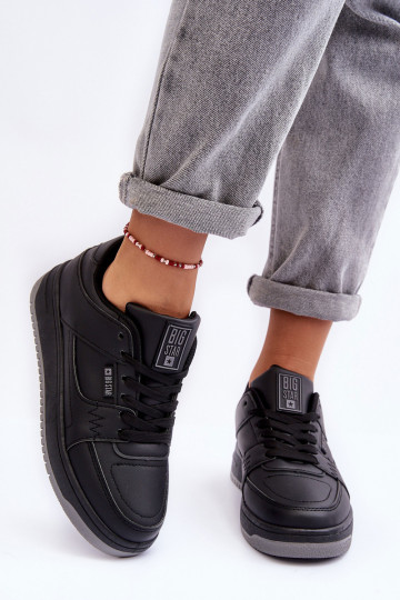 Dámské sportovní boty Sneakersy Big Star MM274353 Černé 2