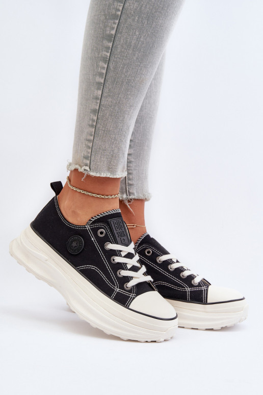 Dámské tenisky na masivní podrážce Big Star NN274125 Černé Dámské tenisky na masivní podrážce Big Star NN274125 Černé