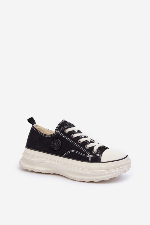 Dámské tenisky na masivní podrážce Big Star NN274125 Černé Dámské tenisky na masivní podrážce Big Star NN274125 Černé