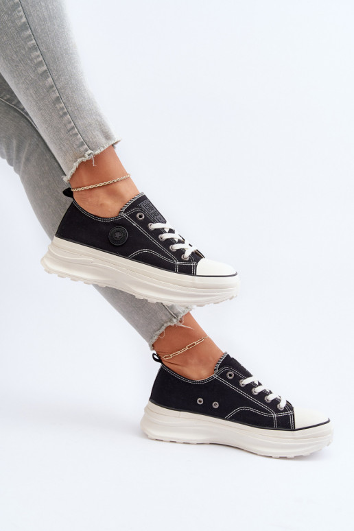 Dámské tenisky na masivní podrážce Big Star NN274125 Černé Dámské tenisky na masivní podrážce Big Star NN274125 Černé