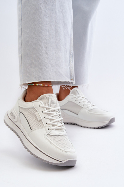 Dámské tenisky Big Star NN274A089 Bílé Dámské tenisky Big Star NN274A089 Bílé