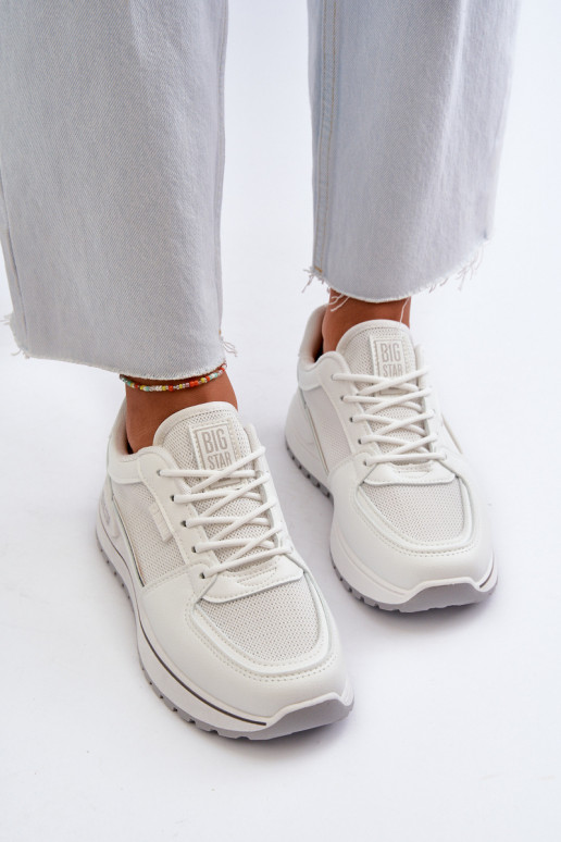 Dámské tenisky Big Star NN274A089 Bílé Dámské tenisky Big Star NN274A089 Bílé