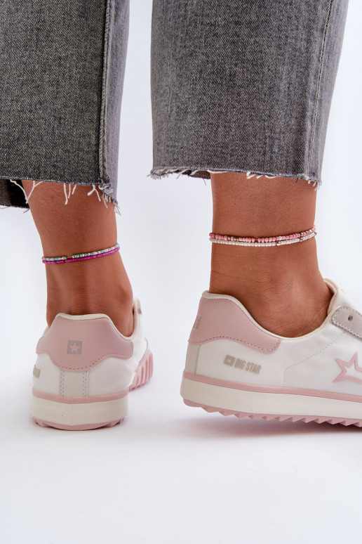 Nízké dámské tenisky Big Star NN274868 růžové Nízké dámské tenisky Big Star NN274868 růžové