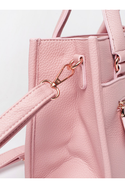 Růžová kabelka se zipem