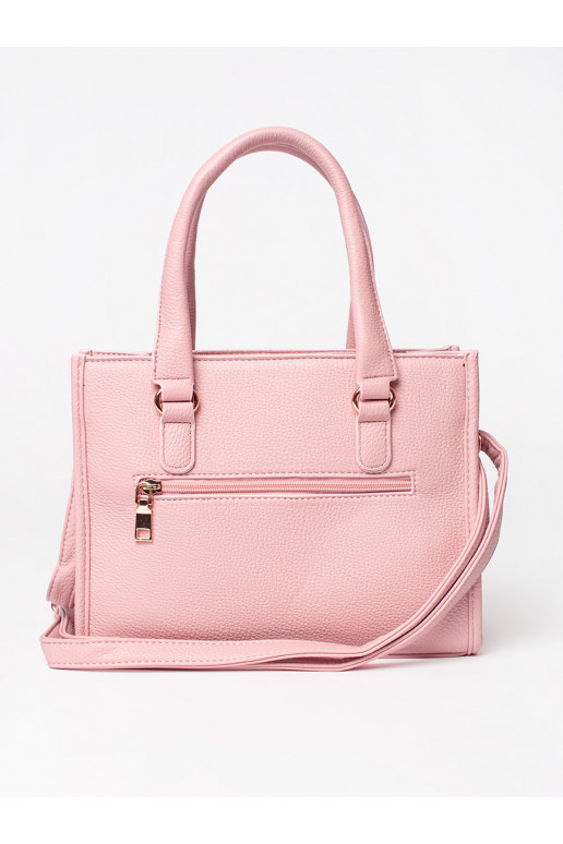 Růžová kabelka se zipem