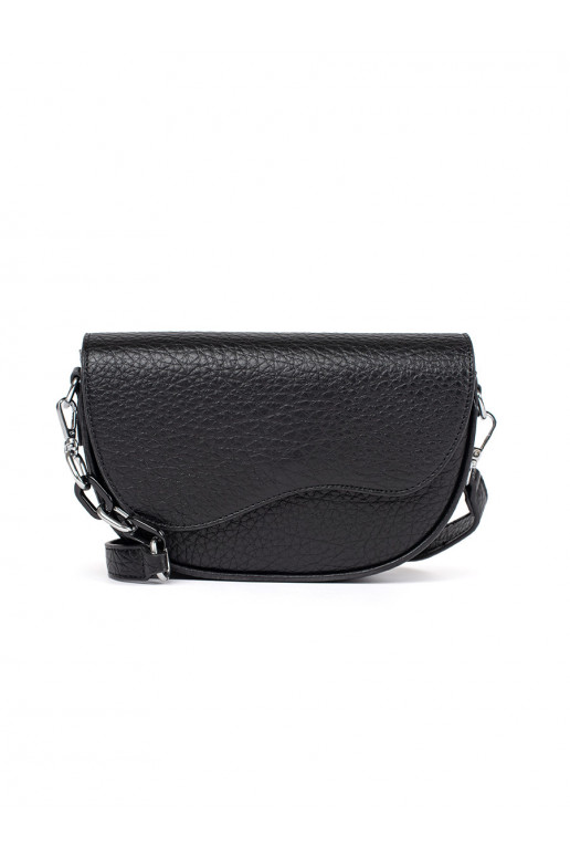 Černá kabelka typu ledvinka