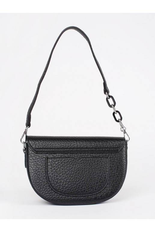 Černá kabelka typu ledvinka