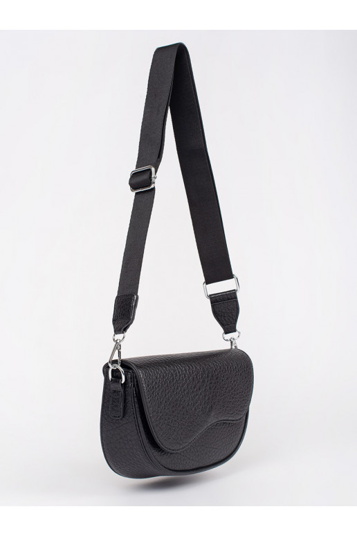 Černá kabelka typu ledvinka