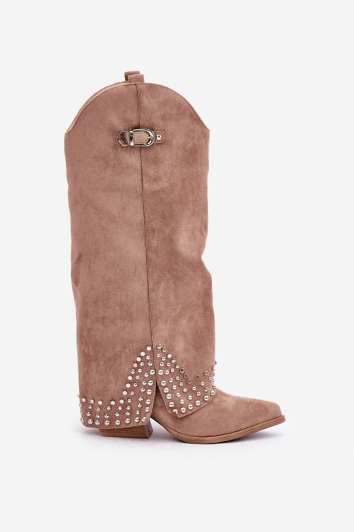 Ilgaauliai batai su kulniukais...