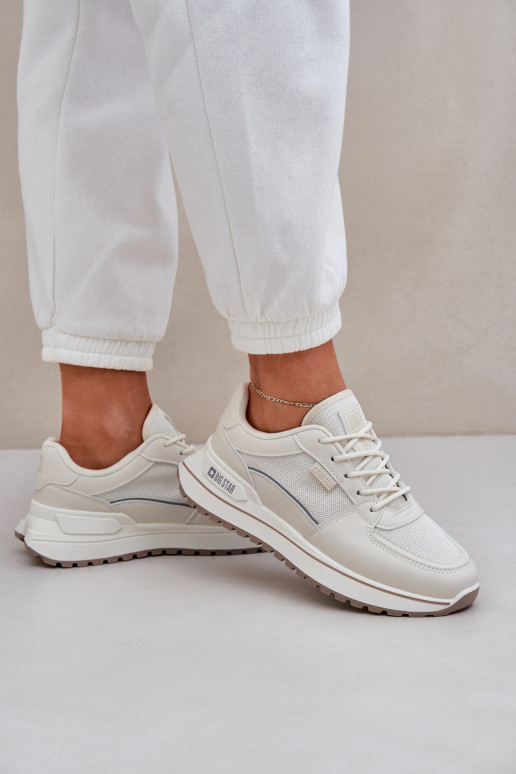 Tenisky  Big Star NN274A088 slonová kost