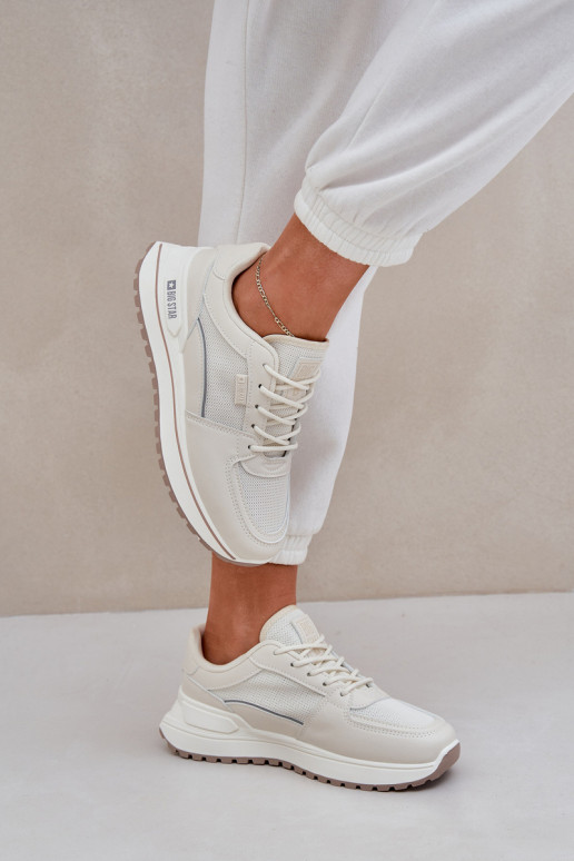 Tenisky  Big Star NN274A088 slonová kost