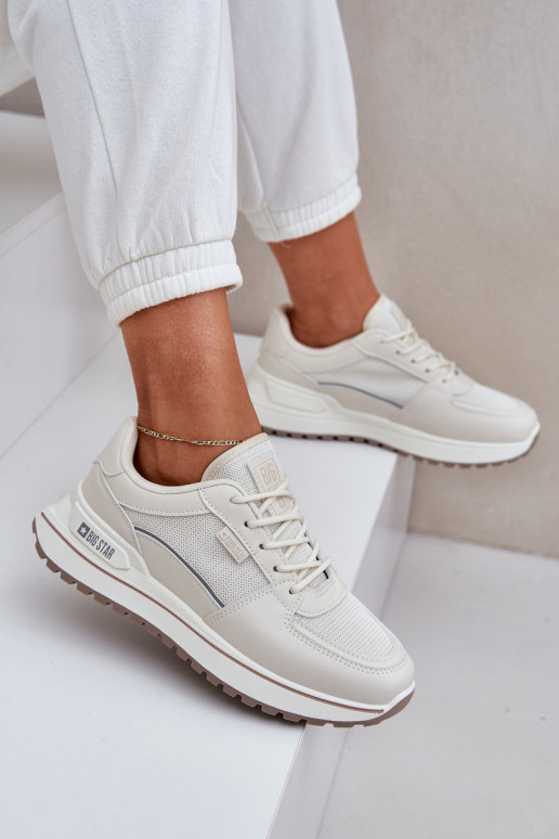 Tenisky  Big Star NN274A088 slonová kost