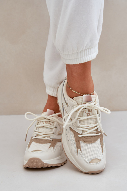 tenisky  Big Star NN274A096 HI-POLY SYSTEM béžové tenisky  Big Star NN274A096 HI-POLY SYSTEM béžové