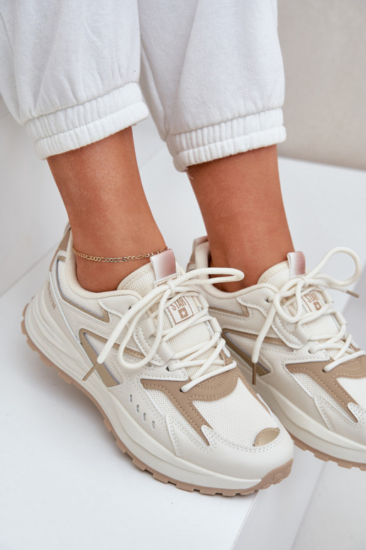 tenisky  Big Star NN274A096 HI-POLY SYSTEM béžové tenisky  Big Star NN274A096 HI-POLY SYSTEM béžové