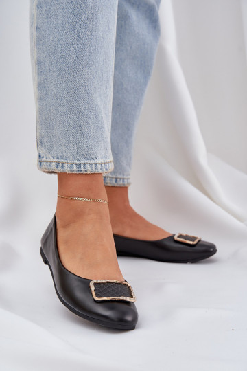 Eko baleríny s ornamenty Černé Tulnelia