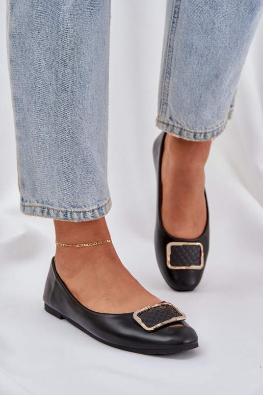 Eko baleríny s ornamenty Černé Tulnelia